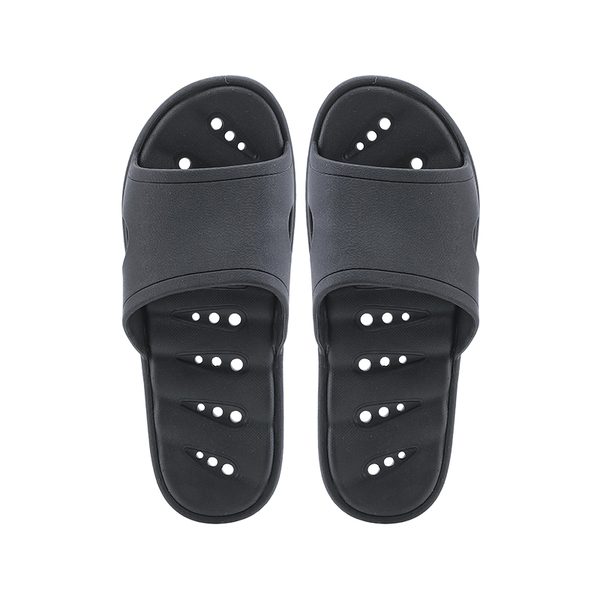 (Кол-во в коробке 32 шт) Мужские тапочки, цвет черный (размер 43-44)