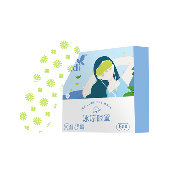 (Кол-во в коробке 48 шт) Охлаждающая маска для глаз Jiadeli 5 шт.