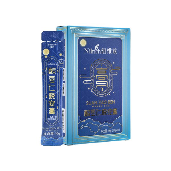 (Кол-во в коробке 90 шт)  Nlirich Ночное желе с семенами китайского финика, 100 г