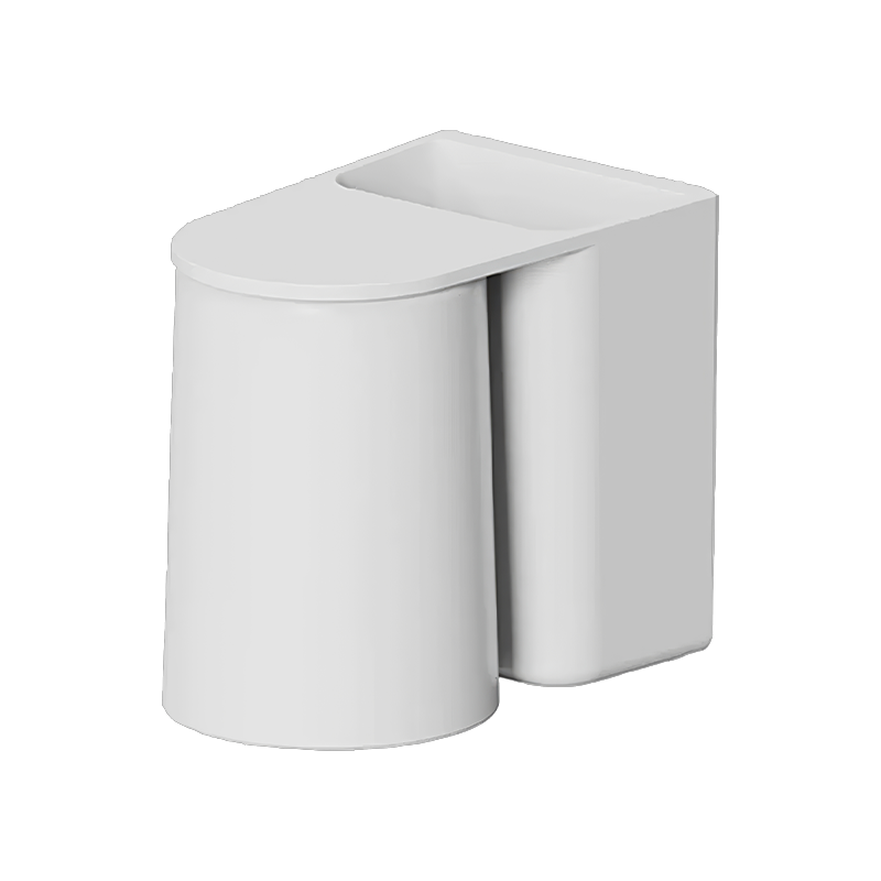 (Кол-во в коробке 100 шт) Набор магнитных чашек для зубных щеток (серый)