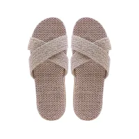 (Кол-во в коробке 100 шт) Kardli slippers（man) - Мужские тапочки летние (43-44; *290мм*), (Подошва-Резина / Верх-Текстильные материал),