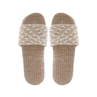(Кол-во в коробке 100 шт) Kardli slippers（man) - Мужские тапочки летние (43-44; *290мм*), (Подошва-Резина / Верх-Текстильные материал)